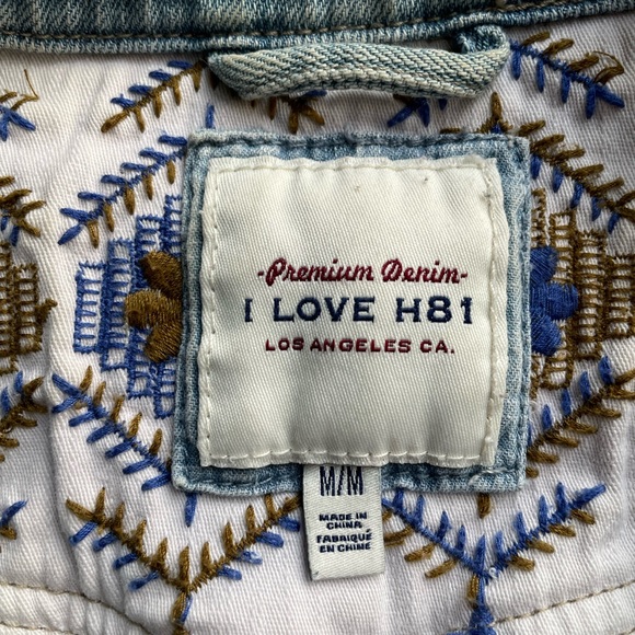 Cropped denim jean jacket - Picture 3 of 7